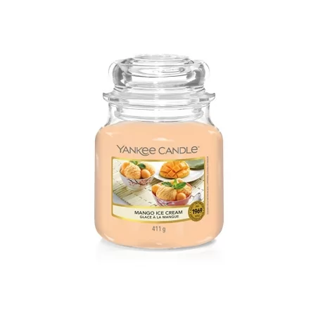 Aromatická svíčka Classic střední Mango Ice Cream Yankee Candle - 411 g