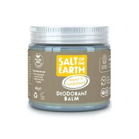 Přírodní minerální deodorant Amber & Sandalwood (Deodorant Balm) Salt Of The Earth - 60 g