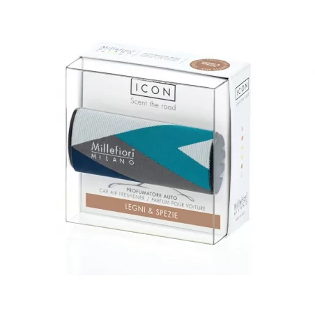 Vůně do auta Icon Textil Geometric Dřevo & Koření Millefiori Milano