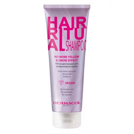 Šampon pro studené blond odstíny Hair Ritual (No More Yellow & Grow Effect Shampoo) Dermacol - 250 ml