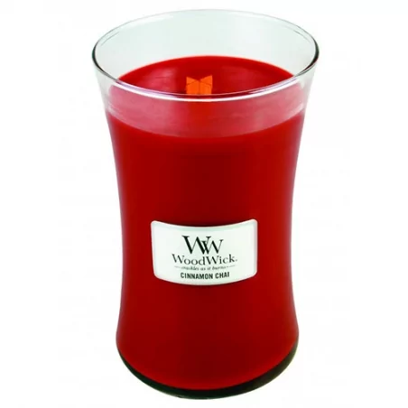 Vonná svíčka váza Cinnamon Chai WoodWick - 609,5 g