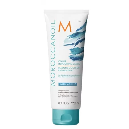 Tónující maska na vlasy Aquamarine (Color Depositing Mask) Moroccanoil - 30 ml