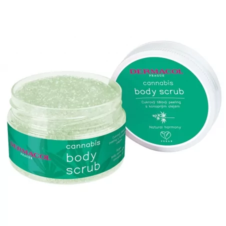Cukrový tělový peeling s konopným olejem Cannabis (Body Crub) Dermacol - 200 ml