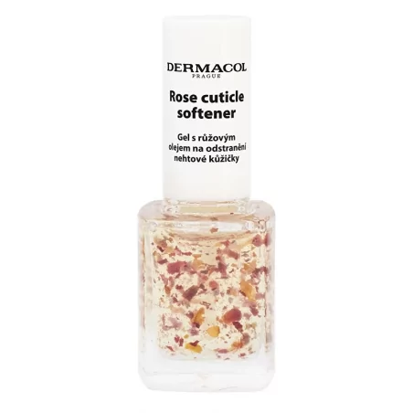 Gel s růžovým olejem na odstranění nehtové kůžičky (Rose Cuticle Softener) Dermacol - 11 ml