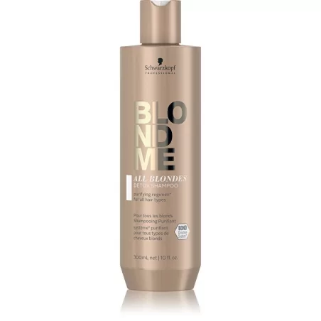 Detoxikační šampon pro všechny typy blond vlasů BLONDME All Blondes (Detox Shampoo) Schwarzkopf Professional - 1000 ml