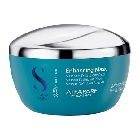 Maska pro kudrnaté a vlnité vlasy Alfa Semo di Lino Curl (Enhancing Mask) Alfaparf Milano - 500 ml