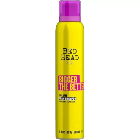 Pěnový šampon pro objem vlasů Bed Head Bigger The Better (Volume Foam Shampoo) Tigi - 200 ml