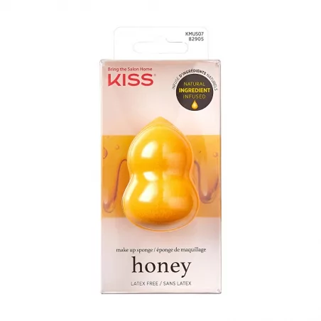 Houbička na make-up Honey (Infused Make-up Sponge) KISS