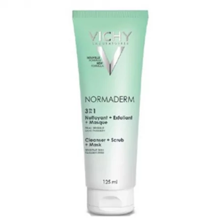 Přípravek pro čistění pleti s nedokonalostmi 3 v 1 Normaderm Tri-Activ Cleanser Vichy - 125 ml
