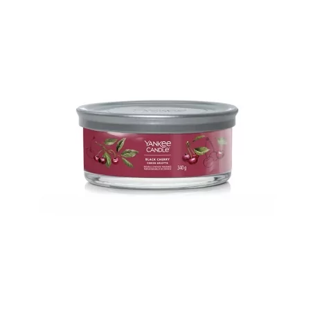 Aromatická svíčka Signature tumbler střední Black Cherry Yankee Candle - 340 g