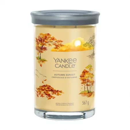 Aromatická svíčka Signature tumbler velký Autumn Sunset Yankee Candle - 567 g