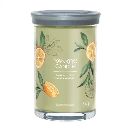 Aromatická svíčka Signature tumbler velký Sage & Citrus Yankee Candle - 567 g