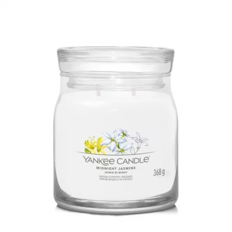Aromatická svíčka Signature sklo střední Midnight Jasmine Yankee Candle - 368 g