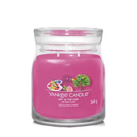 Aromatická svíčka Signature sklo střední Art in the Park Yankee Candle - 368 g