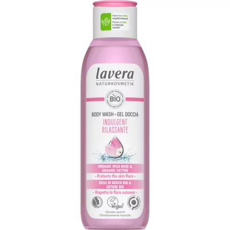 Pečující sprchový gel s divokou růží (Body Wash) Lavera - 250 ml