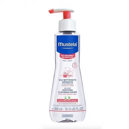 Dětská uklidňující čisticí voda pro velmi citlivou pokožku (Soothing Cleansing Water) Mustela - 300 ml