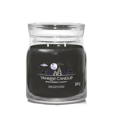 Aromatická svíčka Signature sklo střední Midsummer’s Night Yankee Candle - 368 g