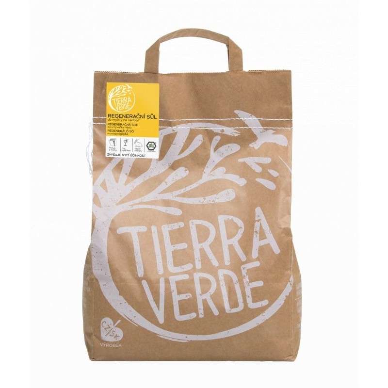 Sůl do myčky zabraňující usazování kamene "Inovace" Tierra Verde - 5 kg