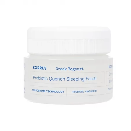 Hydratační noční krém s probiotiky Greek Yoghurt (Probiotic Quench Sleeping Facial) Korres - 40 ml