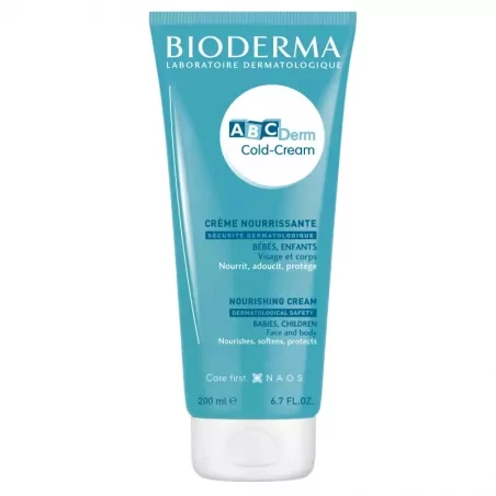 Výživný krém na tvář a tělo pro děti ABCDerm Cold-Cream Bioderma - 200 ml
