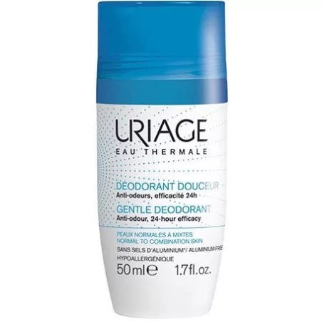 Jemný kuličkový deodorant roll-on (Gentle Deodorant) Uriage - 50 ml
