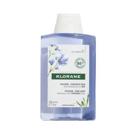 Šampon pro objem jemných vlasů Bio Len (Volume Shampoo) Klorane - 200 ml