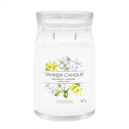 Aromatická svíčka Signature sklo velké Midnight Jasmine Yankee Candle - 567 g