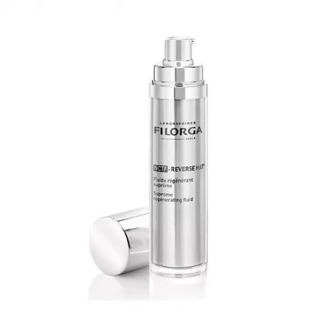 Regenerační a zpevňující krém s obsahem kyseliny hyaluronové NCTF Reverse Mat (Supreme Regenerating FLuid) Filorga - 50 ml