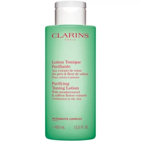 Tonizační voda pro smíšenou až mastnou pleť (Purifying Toning Lotion) Clarins - 400 ml