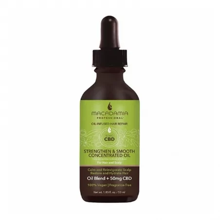 Posilující a vyhlazující olej na vlasy (Strenghthen & Smooth Concentrated Oil) Macadamia - 53 ml
