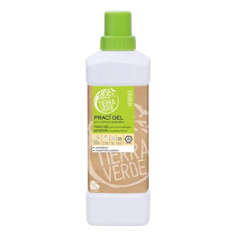 Prací gel pro citlivou pokožku Tierra Verde - 1000 ml