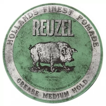 Pomáda na vlasy se střední fixací (Green Pomade Grease) Reuzel - 35 g