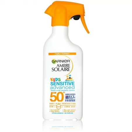 Dětský ochranný sprej SPF 50+ Kids Sensitive Advanced (Protection Spray) Garnier - 270 ml