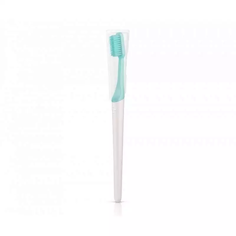 Zubní kartáček tvrdosti ultra soft v zelené barvě vyrobený z rostlin TIO Zubní kartáček tvrdosti ultra soft v zelené barvě vyrobený z rostlin TIO