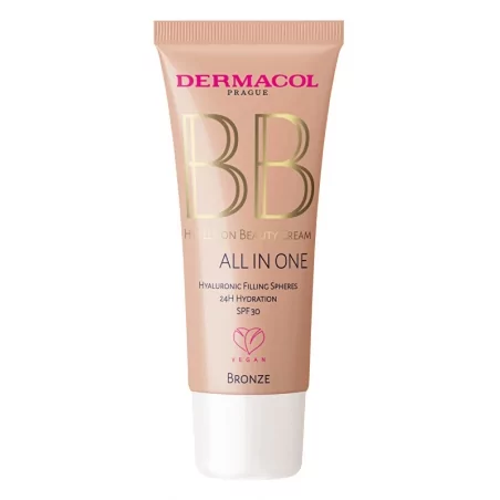 BB hyaluronový krém All in One SPF 30 (Hyaluronic Cream) Dermacol / Odstín: Bronze - 30 ml