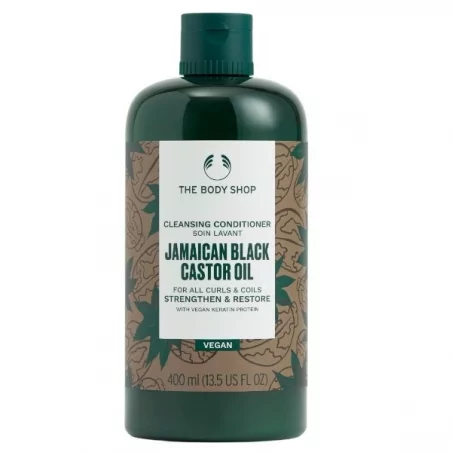 Bezoplachový kondicionér pro kudrnaté a vlnité vlasy Jamaican Black Castor Oil (Cleansing Conditioner) The Body Shop - 400 ml