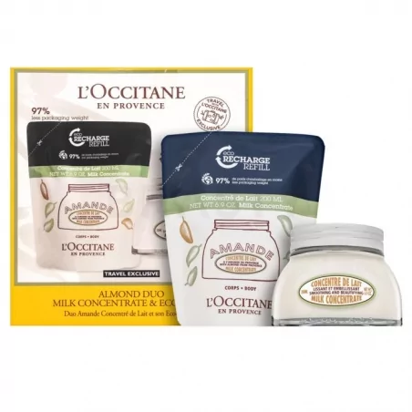 Dárková sada vyhlazující tělové péče Milk Concentrate Set L`Occitane en Provence