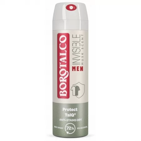 Deodorant ve spreji Men Invisible Dry (Deo Spray) Borotalco - 150 ml