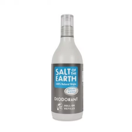 Náhradní náplň do přírodního kuličkového deodorantu Vetiver & Citrus (Deo Roll-on Refills) Salt Of The Earth - 525 ml