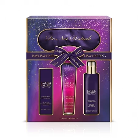 Dárková sada s maskou na oči Fík & Granátové jablko Baylis & Harding - 4 ks