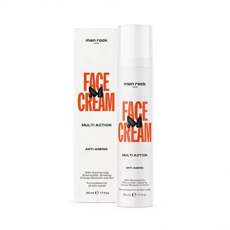 Krém pro muže proti známkám stárnutí pleti Multi Action (Face Cream Anti-Ageing) Men Rock London - 50 ml