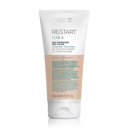 Multifunkční gel pro kudrnaté a vlnité vlasy Restart Curls (Multipurpose Gel-to-Oil) Revlon Professional - 150 ml