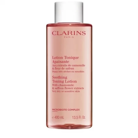 Zklidňující tonizační voda pro velmi suchou až citlivou pleť (Soothing Toning Lotion) Clarins - 400 ml