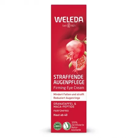 Zpevňující oční krém s granátovým jablkem a maca peptidy (Firming Eye Cream) Weleda - 12 ml