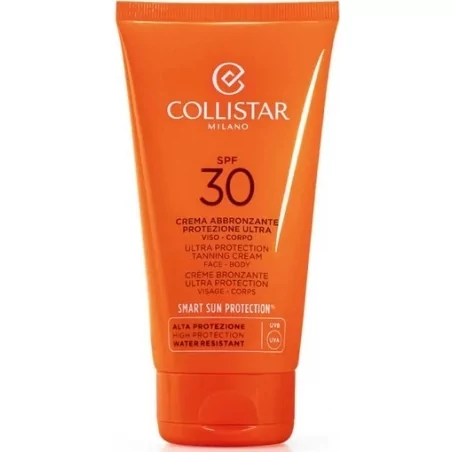 Krém na obličej a tělo pro intenzivní opálení SPF 30 (Ultra Protection Tanning Cream) Collistar - 150 ml