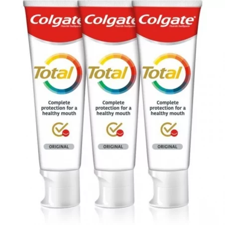 Zubní pasta Total Original Trio Colgate - 3 x 75 ml