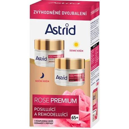 Dárková sada pleťové péče 65+ Rose Premium Duopack Astrid