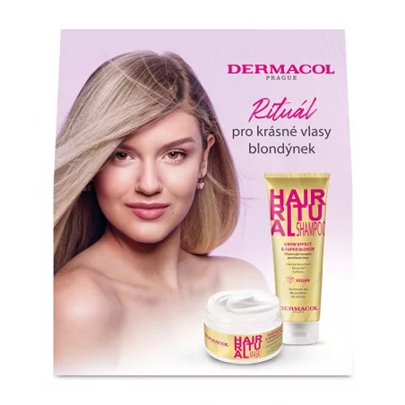 Dárková sada vlasové péče pro blond vlasy Hair Ritual Blonde Dermacol