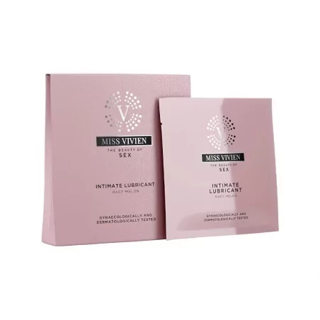 Jednorázový lubrikační gel Melon (Intimate Lubricant) Miss Vivien - 3 x 6 ml