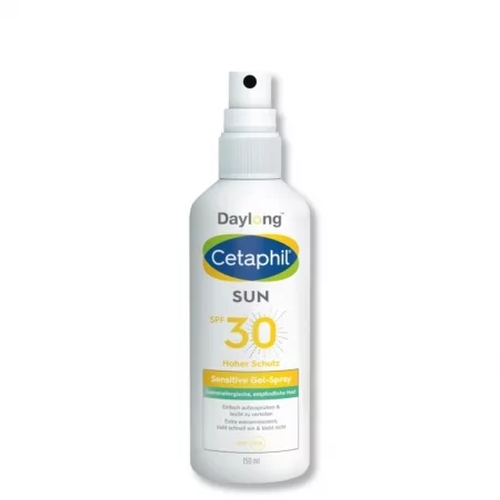 Gel ve spreji na opalování SPF 30 Cetaphil (Sensitive Gel-Sprej) Daylong - 150 ml